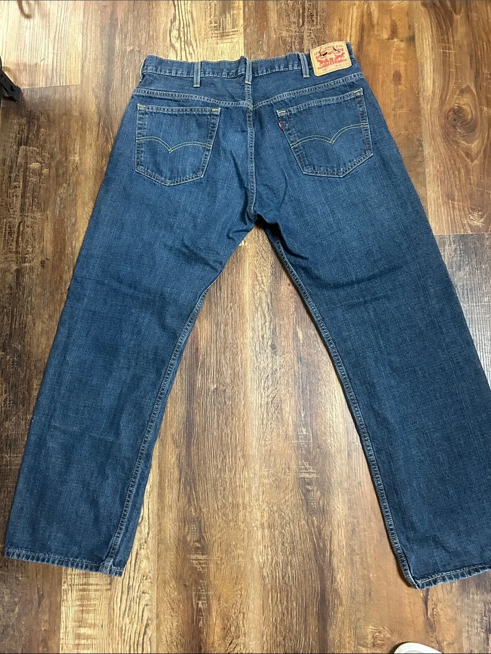 Levi's Dark Blue Straight Jeans